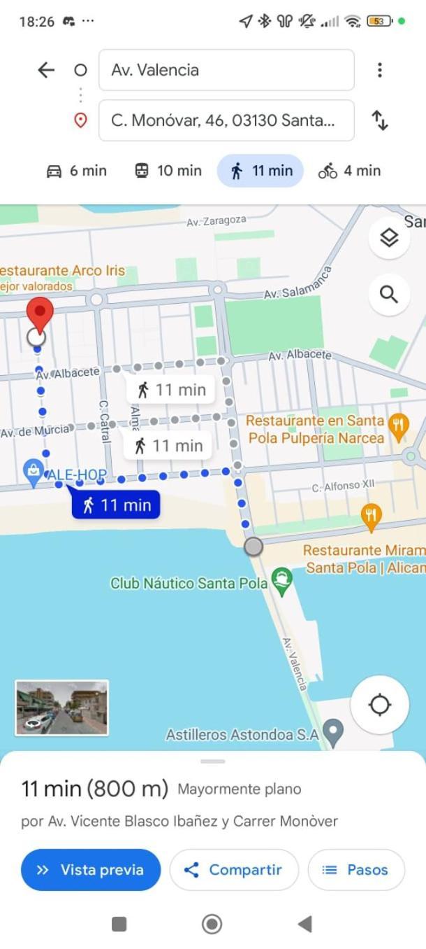 Hébergement de vacances Gaviota Con Playa Y Terraza